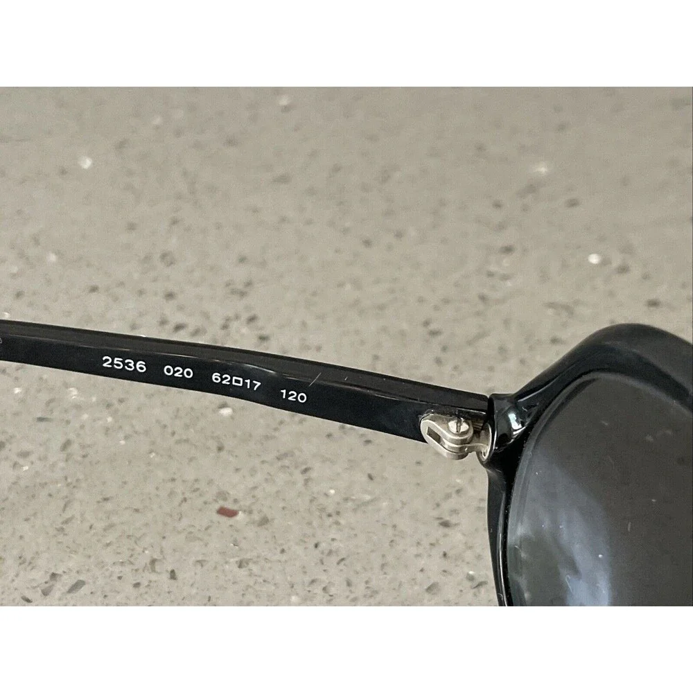 GIORGIO ARMANI SUNGLASSES EYEGLASSES FRAMES ONLY oval black 2536 020 62-17-120